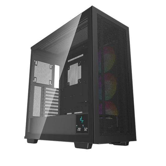 DeepCool MORPHEUS Modular High Airflow ATX Case, 1xPre-Installed Fans, USB3.0×4, Audio×1, Type-C×1