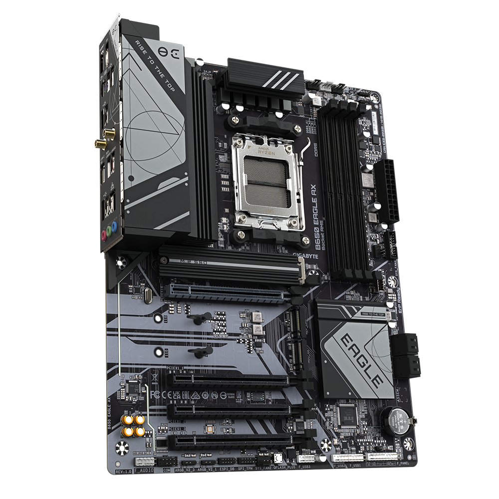 B650 EAGLE AX/AMD AM5/ATX/4x DDR5 up to 192GB/7600MHz/PCIe 4.0 x1 3.0 x1/M.2 x3