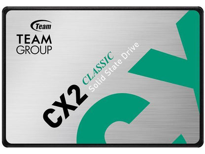 Team Group CX2 2.5" 256GB SATA III 3D NAND (Read/Write: up to 520/430 MB/s), 3 Years Warranty