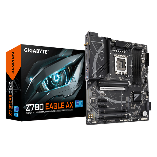 Z790 EAGLE AX/INTEL LGA1700/ATX/4x DDR5 up to 192GB/7600MHz/PCIe 5.0 x1 4.0x1 3.0 x3/M.2 x3