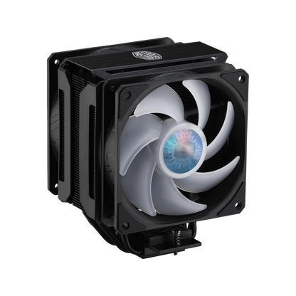 MA612 Stealth ARGB, 2x 120mm ARGB Fans, Stealth Black Hardware, Quiet Operation, Mini Addressable RGB LED Controller Included