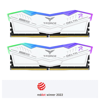 T-FORCE DELTA, RGB WHITE, DDR5, 6000MHz, 64 GB, 1.35V