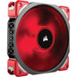 Corsair ML120 Pro LED, Red, 120mm Premium Magnetic Levitation Fan (LS)