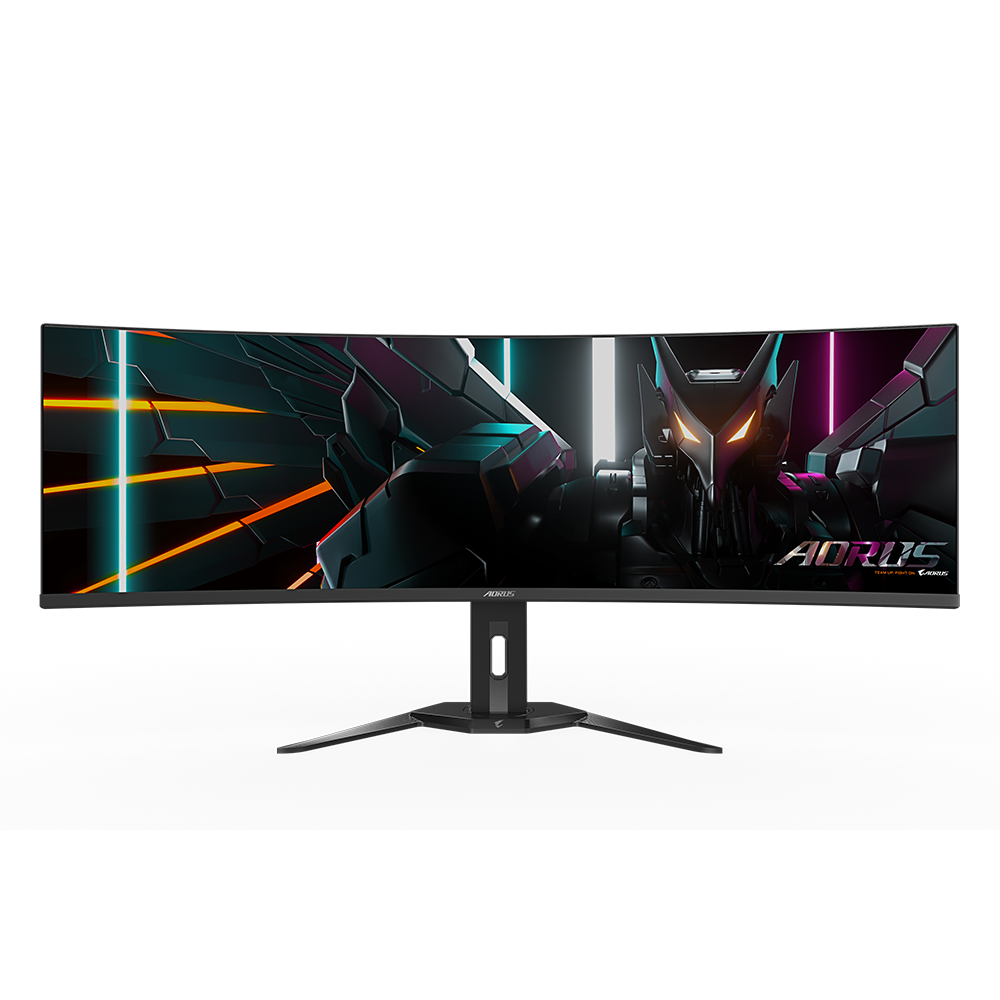 AORUS CO49DQ Gaming Monitor, 49" OLED/5120 x 1440(DQHD)/10bit (1.07B)/0.03ms GTG/144Hz/99% DCI-P3/HDR True Black 400/HDMIx2 DPx1 USBCx1