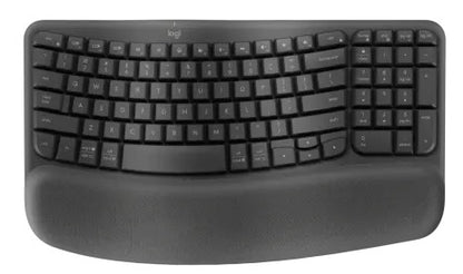 Wave Keys Wireless Ergonomic Keyboard - Graphite