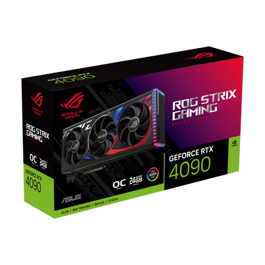 NVIDIA, RTX 4090 OC, OC 2640 MHz, 24GB GDDR6X, 3xDP, 2xHDMI, 3xFans, 1000W, 3 Years Warranty