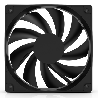 120mm Silent Fan 4x Fan Pack