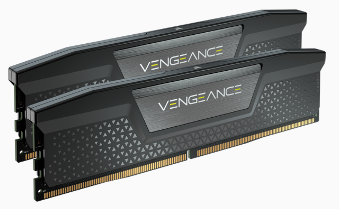 CORSAIR VENGEANCE DDR5 64GB (2x32GB) DDR5  5200 (PC5-41600) C40 1.25V - Black