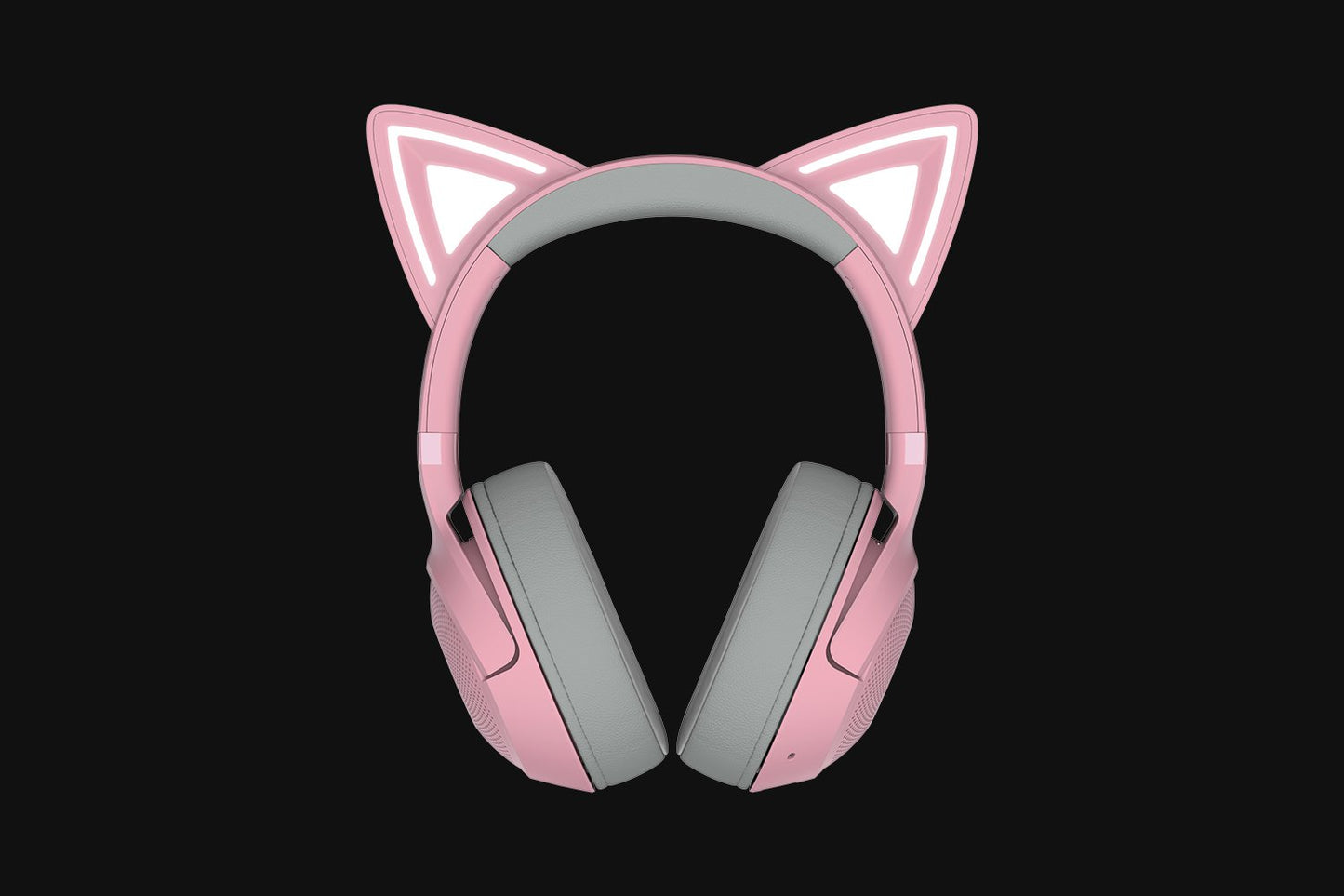 Razer Kraken Kitty V2 BT-Quartz Edition-Wireless Bluetooth RGB Headset with Kitty Ears-FRML Packaging