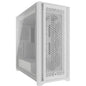 Corsair 5000D CORE AIRFLOW White Mid-Tower ATX, Multi 360mm Radiator support Cable Routing, USB-C, USB 3.2 x 2.  PC Gaming Desktop Case