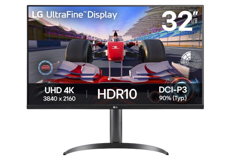 LG 31.5' 32UR550K-B UltraFine 4K HDR monitor 3840 x 2160