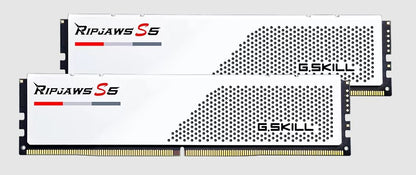 G.SKILL F5-6000J3648D16GX2-RS5W GB (2 x 16GB)/ DDR5 6000 MT/s/ Timings 36-48-48-96/ Voltage 1.25V/ Ripjaws S5