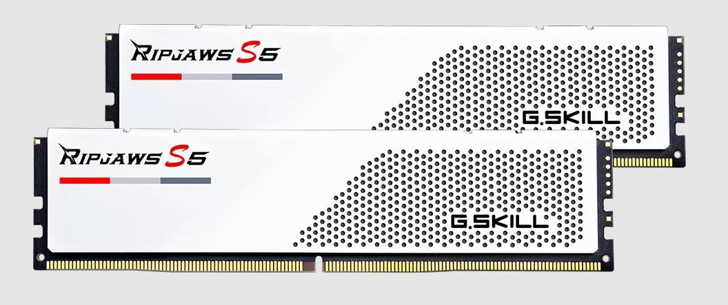 G.SKILL F5-6400J3648F16GX2-RS5W GB (2 x 16GB)/ DDR5 6400 MT/s/ Timings 36-48-48-102/ Voltage 1.35V/ Ripjaws S5