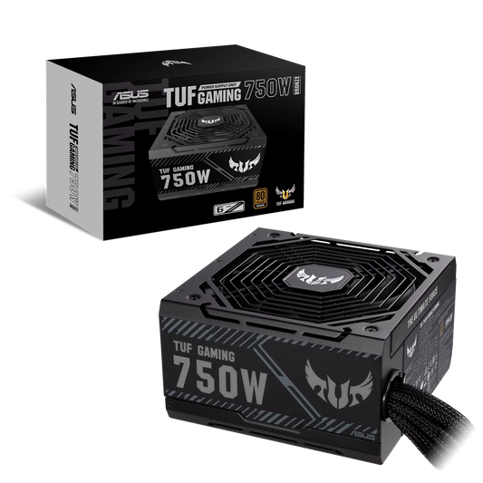 TUF Gaming 750W Bronze, 80Plus Bronze, ATX12V, ATX 3.0, 2.18kg (Single PSU), 150 x 150 x 86 mm