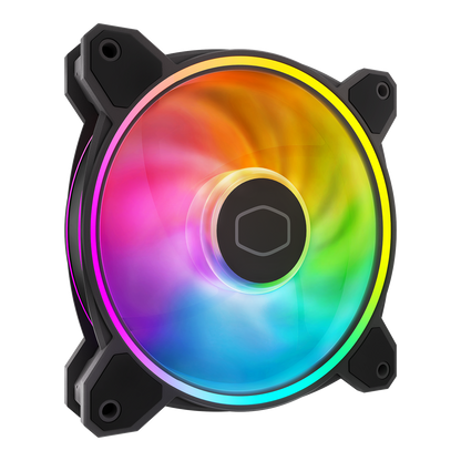 MasterFan MF140 Halo2 /Black/140mm/0-1600 RPM/Addressable Gen 2 RGB