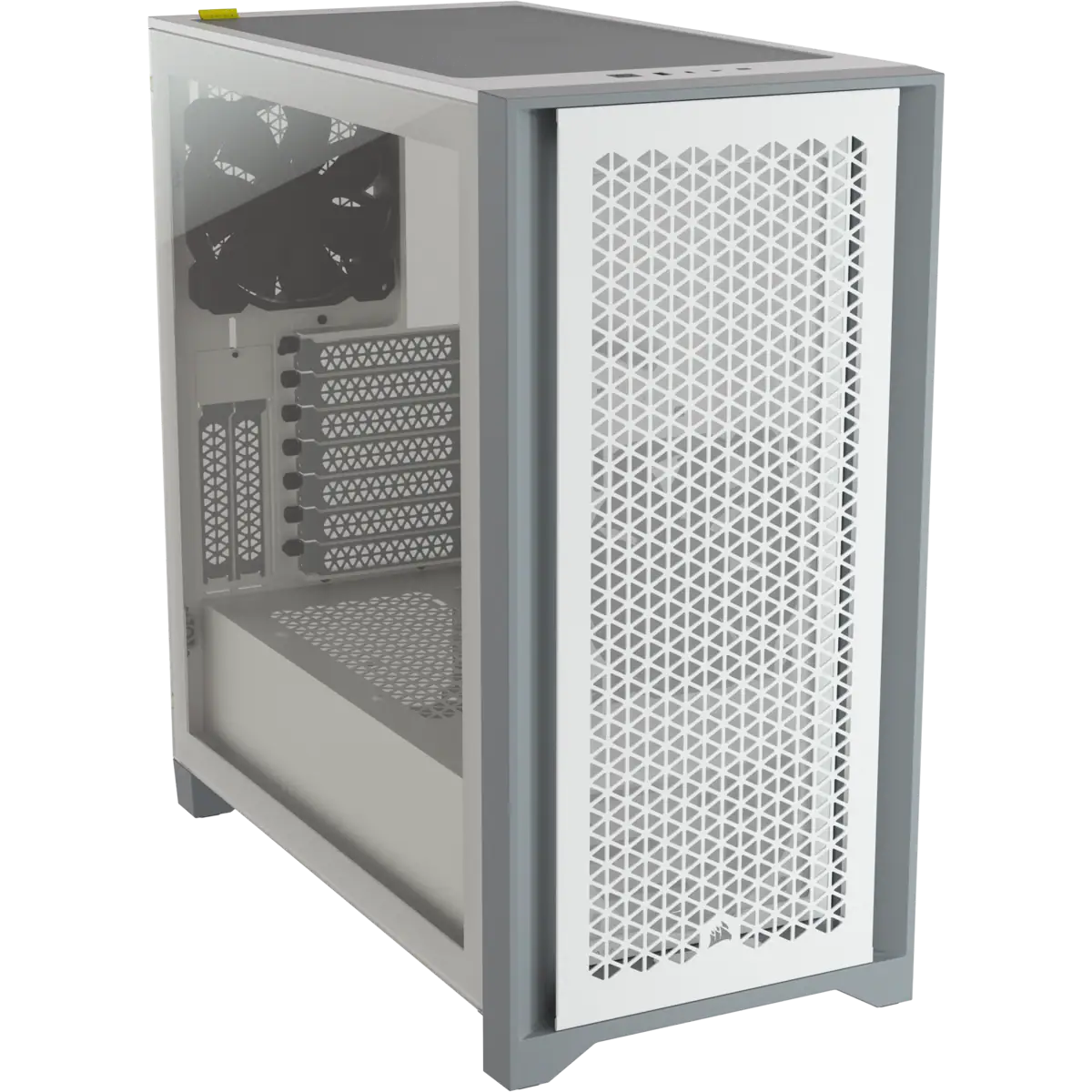 4000D Airflow Tempered Glass Mid-Tower Case, White