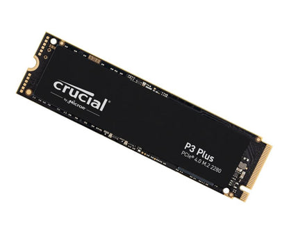 Crucial P3 Plus 1TB Gen4 NVMe SSD 5000/3600 MB/s R/W 220TBW 650K/800K IOPS 1.5M hrs MTTF Full-Drive Encryption M.2 PCIe4 5yrs