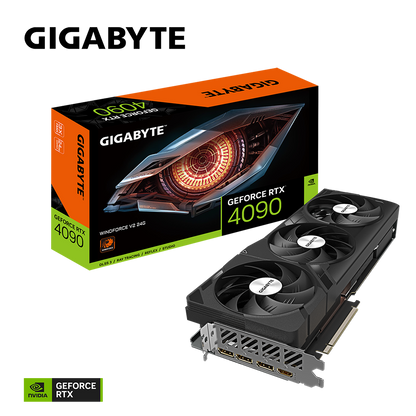 Nvidia GeForce RTX 4090 WINDFORCE V2 24G GDDR6X 384 bit/2520MHz/PCI-E 4.0x16/Max Res 7680x4320/3x DP 1.4a & 1x HDMI 2.1a