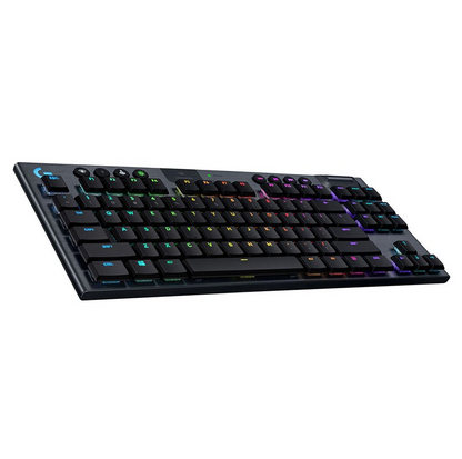 G915 TKL Tenkeyless LIGHTSPEED Wireless RGB Mechanical Gaming Keyboard Clicky