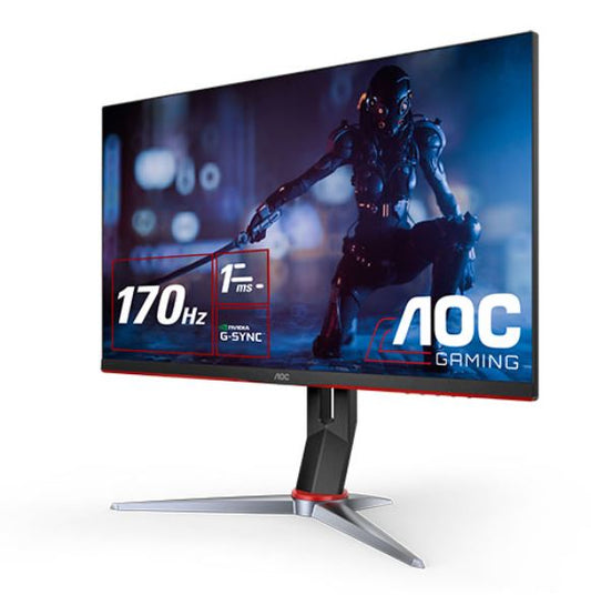 (LS) AOC 27' IPS 170Hz, 1ms, QHD 2560 x 1440, 350 cd/m2, HDR 400, HDMI 2.2 x 2, DP 2.2 x 1 Gaming Monitor