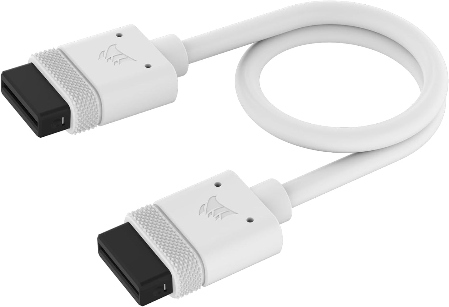 CORSAIR iCUE LINK Cable, 2x 200mm with Straight connectors, White