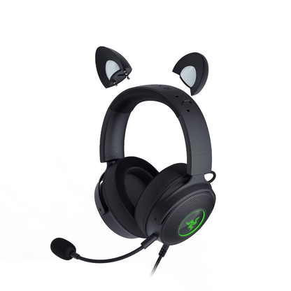 Razer Kraken Kitty V2 Pro-Wired RGB Headset with Interchangeable Ears-Black