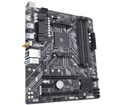 B450M DS3H WIFI/AMD AM4/MATX/4x DDR4 up to 1287GB/3600MHz/PCIe x3/M.2 x1