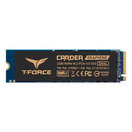 TEAMGROUP T-Force CARDEA Zero Z44L 1TB NVMe PCIe Gen4 x4 M.2 2280 Gaming Internal SSD Read/Write 3,500/3,000 MB/s, 5 Years Warranty