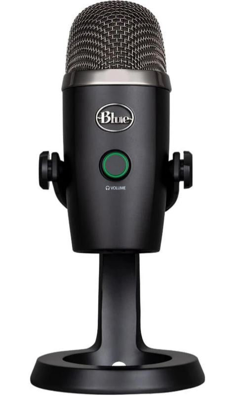 Logitech YETI NANO Premium USB microphone Black Max SPL: 120 dB (THD: 0.5% 1 kHz) Frequency Response: 20 Hz - 20 kHz