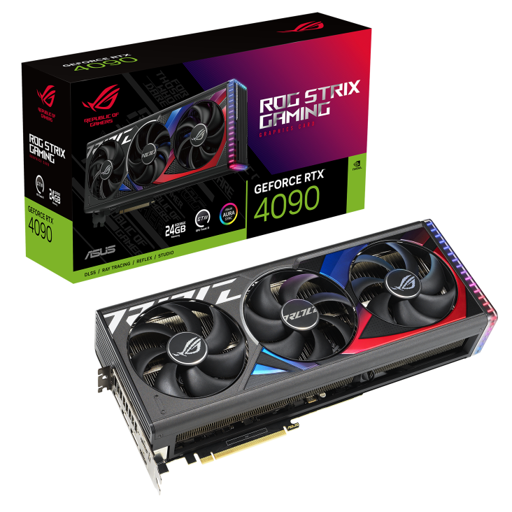 NVIDIA, RTX 4090 24G, 24GB GDDR6X, 3xDP, 2xHDMI, 3xFans, 3 Years Warranty