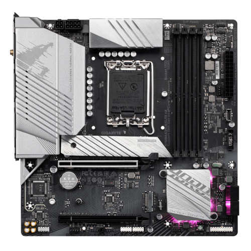 B760M AORUS ELITE AX/INTEL LGA1700/MATX/4x DDR5 up to 192GB/7800MHz/PCIe 4.0 x2/M.2 x2