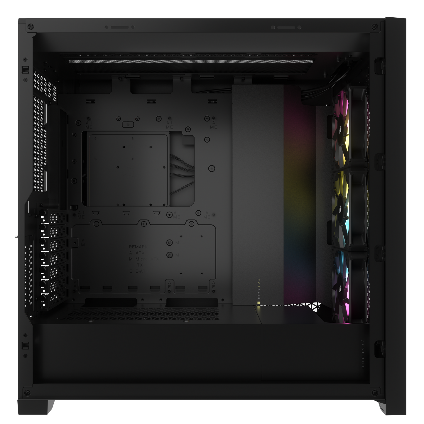 iCUE 5000D RGB AIRFLOW Tempered Glass Mid-Tower, Black