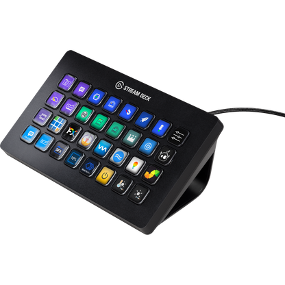 Elgato Stream Deck XL - Advanced Stream Control with 32 customizable LCD keys for Windows 10 and macOS 10.13 or later