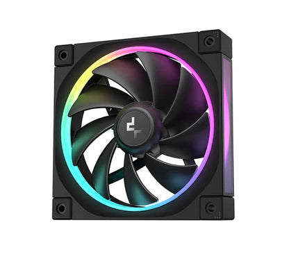 DeepCool FL12 120mm Unique ARGB Fans, Low Noise, 4-pin PWM, Fluid Dynamic Bearing, Addressable RGB LED