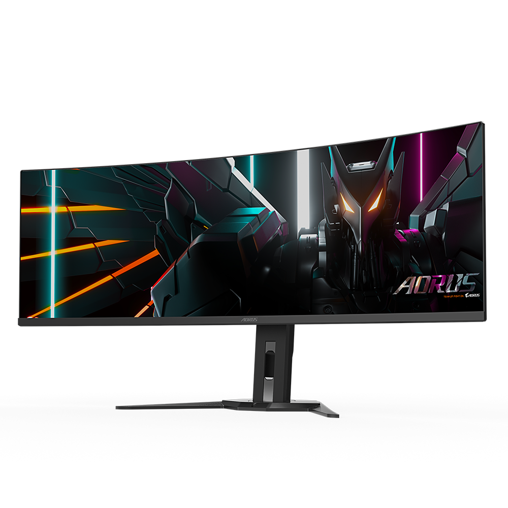 AORUS CO49DQ Gaming Monitor, 49" OLED/5120 x 1440(DQHD)/10bit (1.07B)/0.03ms GTG/144Hz/99% DCI-P3/HDR True Black 400/HDMIx2 DPx1 USBCx1