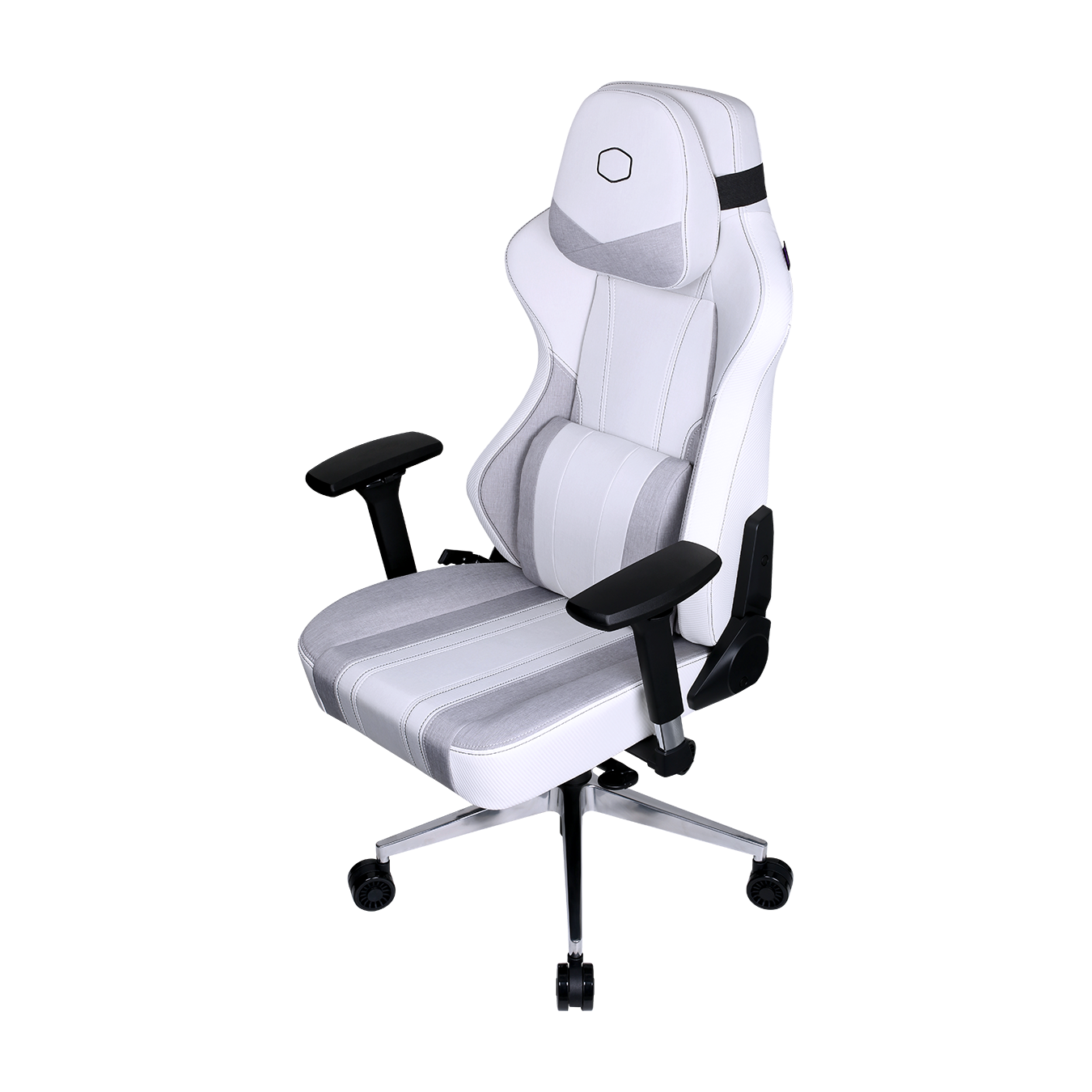 Caliber X2C Gaming Chair COOL-IN Edition, Gray Colour, COOL-IN Tech, Designed for Ultra Comfort and Style, Large Size, Aluminum 4D Armrest, Metal Fram