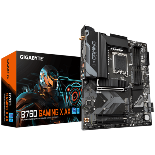 B760 GAMING X AX/INTEL LGA1700/ATX/4x DDR5 up to 192GB/7600MHz/PCIe 4.0 x1 3.0 x1/M.2 x2