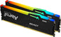 FURY Beast. RGB, DDR5, 32GB Kit (16GB x 2), 6000MHz, CL36, DIMM, 1.35V, Limited Lifetime Warranty