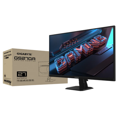 GS27QA Gaming Monitor, 27" SS IPS/2560 x 1440(QHD)/1ms MPRT/180Hz/100% sRGB/HDR Ready/HDMIx2 DPx1