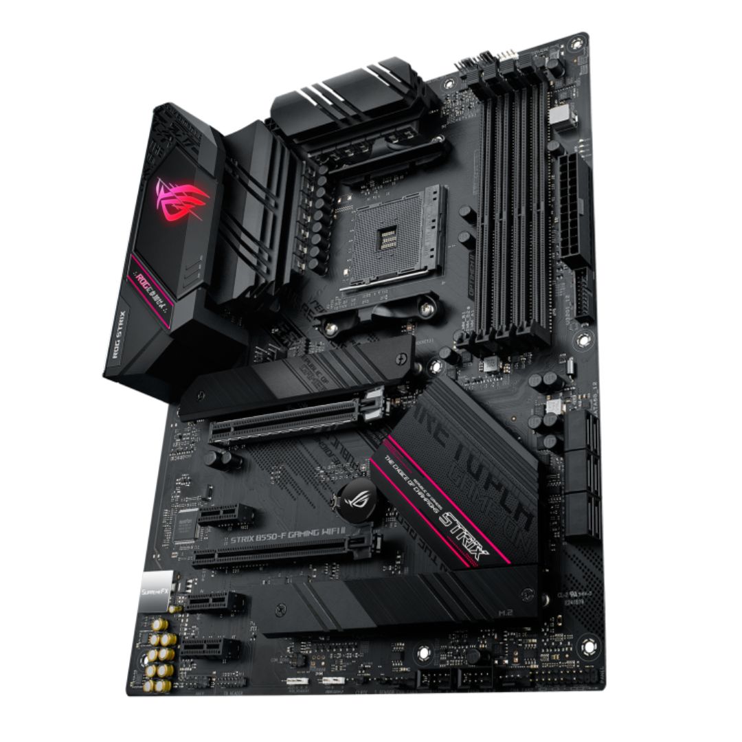 ASUS AMD B550 ROG STRIX B550-F GAMING WIFI II (Ryzen AM4) ATX Motherboard PCIe 4.0, Intel 2.5Gb Ethernet, WiFi 6E, Dual M.2 Heatsink, SATA 6, (WIFI6)