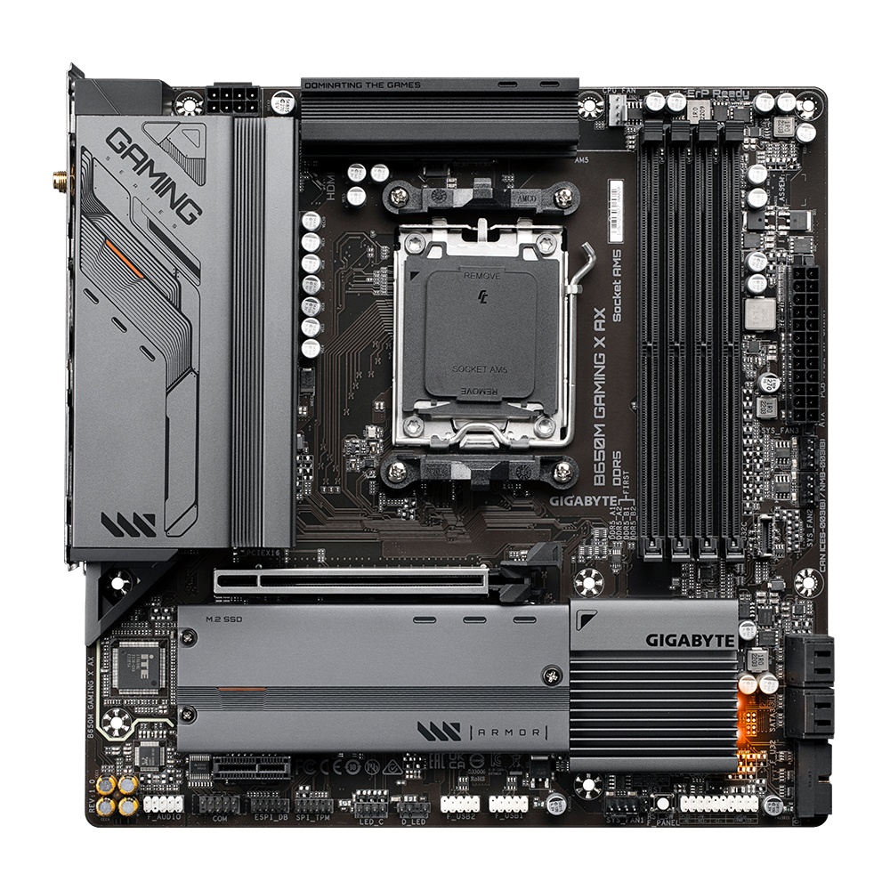 B650M GAMING X AX/AMD AM5/MATX/4x DDR5 up to 192GB/8000MHz/PCIe 4.0 x1 3.0 x1/M.2 x2