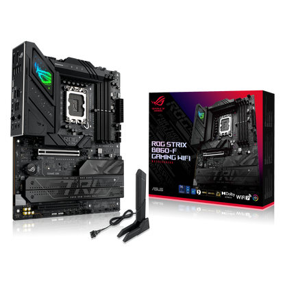 ASUS ROG STRIX B860-F GAMING WIFI MB B860, 4x DDR5, 1x PCI-E 5.0 x16, 3x M.2, 4x SATA3, WiFi 6