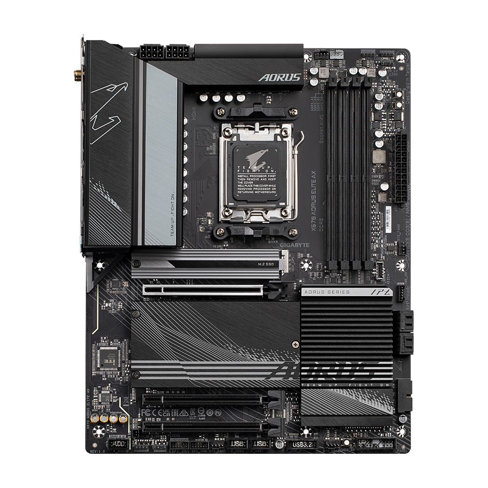 X670 AORUS ELITE AX/AMD AM5/ATX/4x DDR5 up to 192GB/8000MHz/PCIe 4.0 x2 3.0x1/M.2 x3