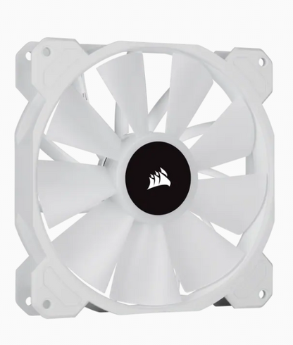 White SP140 RGB ELITE, 140mm RGB LED Fan with AirGuide, Single Pack