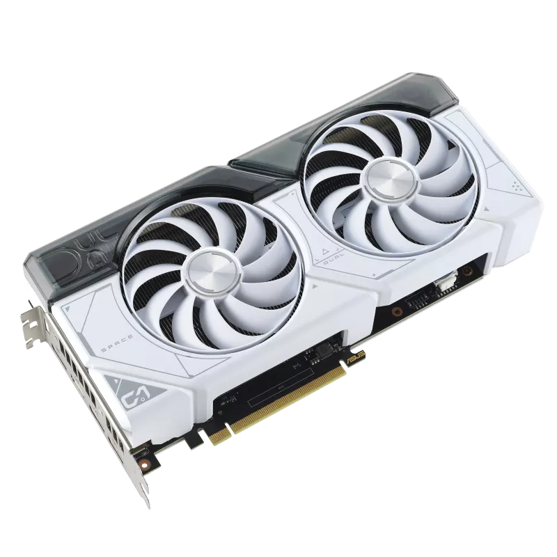 NVIDIA, DUAL-RTX4070S-O12G-WHITE//RTX4070S,HDMI,DP*3,12G,D6X