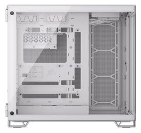 6500X Tempered Glass Mid-Tower, White