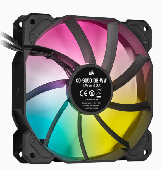 SP120 RGB ELITE, 120mm RGB LED Fan with AirGuide, Single Pack