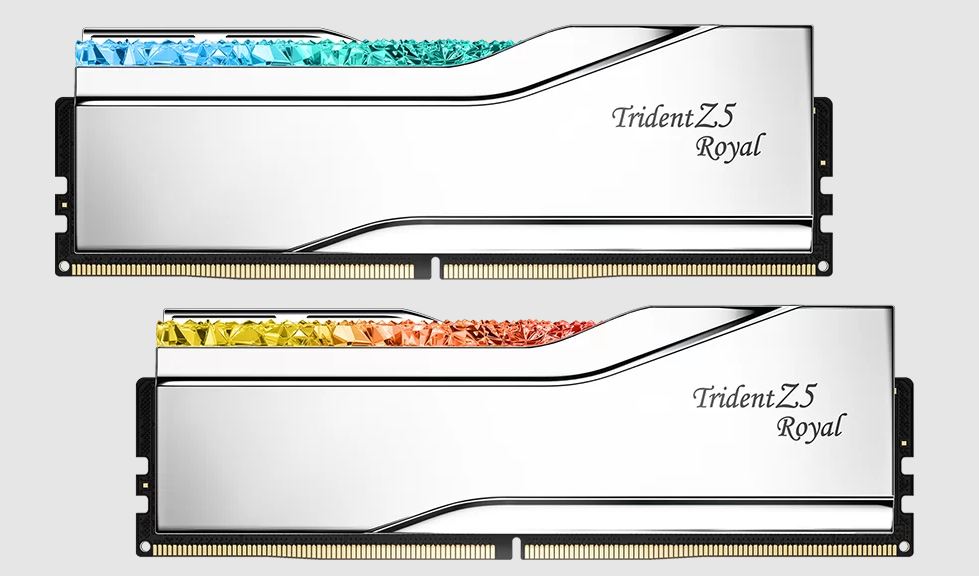 G.SKILL F5-6400J3239G16GX2-TR5S GB (2 x 16GB)/ DDR5 6400 MT/s/ Timings 32-39-39-102/ Voltage 1.4V/ TZ5 ROYAL S.