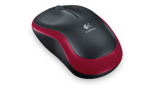 Logitech Wireless Mouse M185 - Red