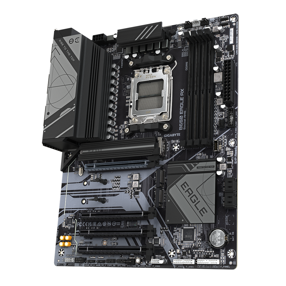 B650 EAGLE AX/AMD AM5/ATX/4x DDR5 up to 192GB/7600MHz/PCIe 4.0 x1 3.0 x1/M.2 x3